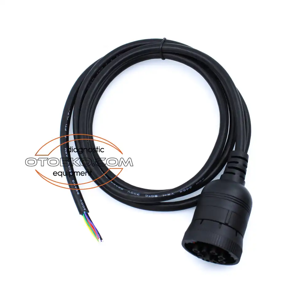 J1939 9 Pin Ucu Açık Kablo / Siyah — Industrial OBD2 Diagnostic Adapter Cable - 5